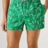 Bañador con estampado de hojas