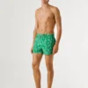 Bañador con estampado de hojas