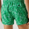 Bañador con estampado de hojas