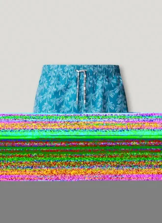 Bañador con estampado de palmeras