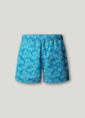 Bañador con estampado de palmeras