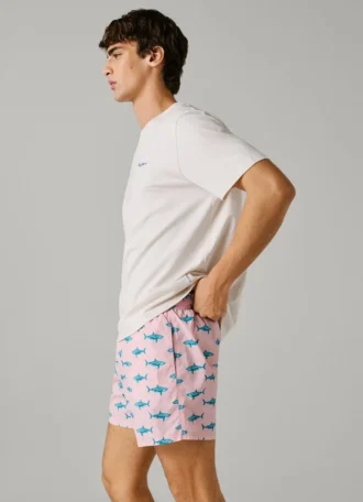 Bañador con estampado de tiburones