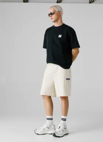 Bermudas cargo de corte recto