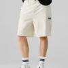 Bermudas cargo de corte recto
