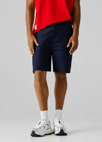 Bermudas cargo de corte recto