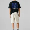 Bermudas cargo de corte recto