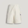 Bermudas cargo de corte recto