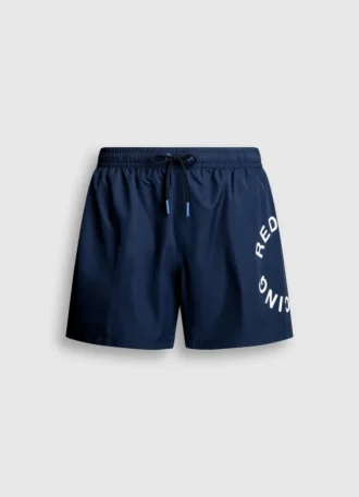 Bermudas de baño con logotipo circular
