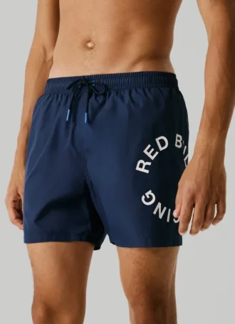 Bermudas de baño con logotipo circular