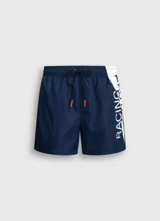 Bermudas de baño con logotipo grande