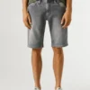 Bermudas vaqueras de corte ajustado