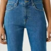 Bermudas vaqueras de corte ajustado
