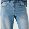 Bermudas vaqueras de corte ajustado