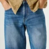 Bermudas vaqueras de corte ajustado