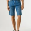 Bermudas vaqueras de corte ajustado