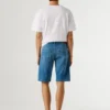 Bermudas vaqueras de corte ajustado