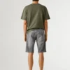 Bermudas vaqueras de corte ajustado