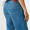Bermudas vaqueras de corte ajustado