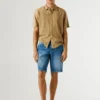 Bermudas vaqueras de corte ajustado