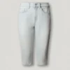 Bermudas vaqueras de corte ajustado