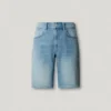 Bermudas vaqueras de corte ajustado