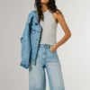 Bermudas vaqueras de corte holgado