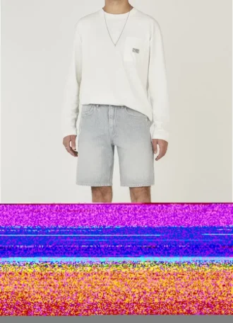 Bermudas vaqueras de corte holgado