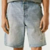 Bermudas vaqueras de corte holgado