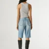 Bermudas vaqueras de corte holgado