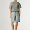 Bermudas vaqueras de corte holgado
