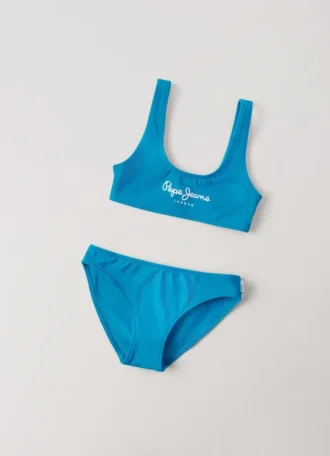 Bikini con logotipo estampado