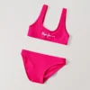 Bikini con logotipo estampado