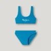 Bikini con logotipo estampado