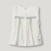 Blusa con detalles bordados