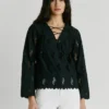Blusa con detalles calados
