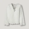 Blusa con detalles calados Blusa con detalles calados