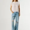 Blusa con detalles plisados