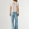 Blusa con detalles plisados