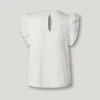 Blusa con detalles plisados