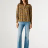 Blusa con estampado floral