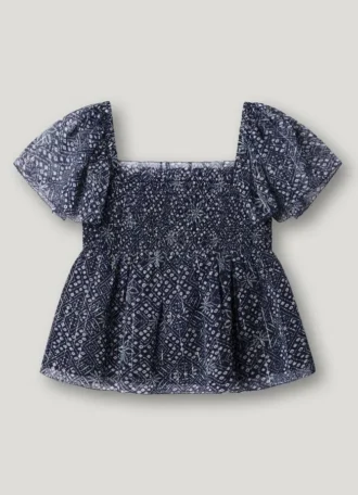 Blusa con estampado floral