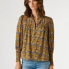 Blusa con estampado floral