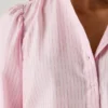 Blusa de popelín a rayas