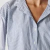 Blusa de popelín a rayas