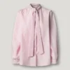Blusa de popelín a rayas