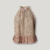Blusa de popelín con cuello halter
