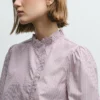Blusa de popelín con volantes Blusa de popelín con volantes