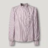 Blusa de popelín con volantes Blusa de popelín con volantes