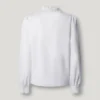 Blusa de popelín con volantes Blusa de popelín con volantes