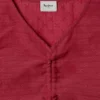 Blusa fluida con detalles calados